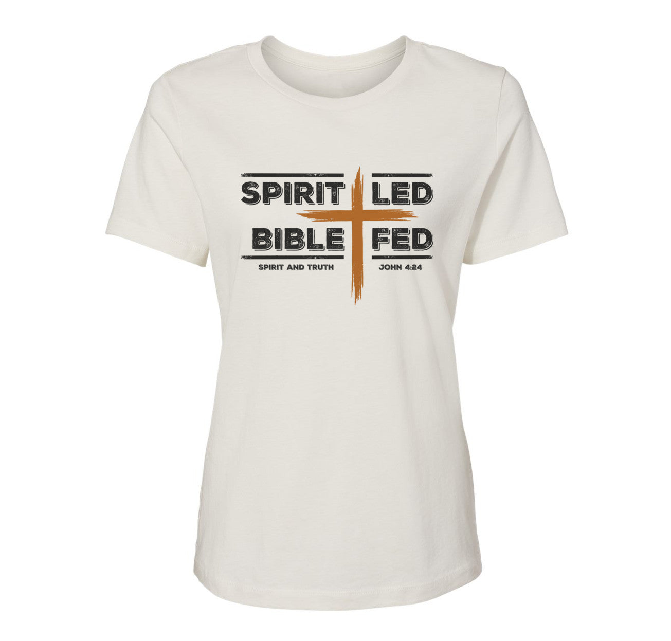 Spirit Led Bible Fed Ladies T-Shirt