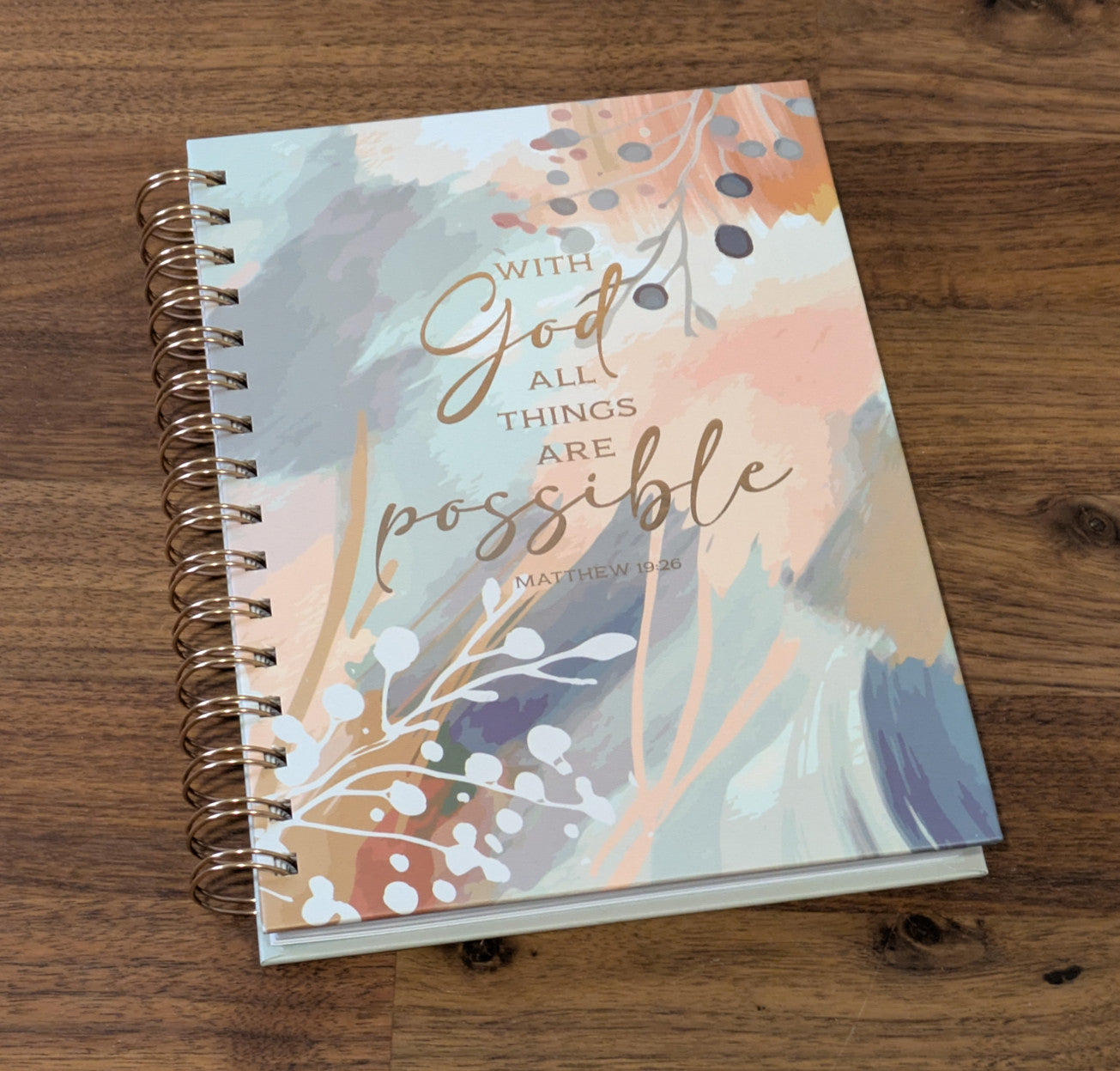 With God All Things Are Possible Notebook