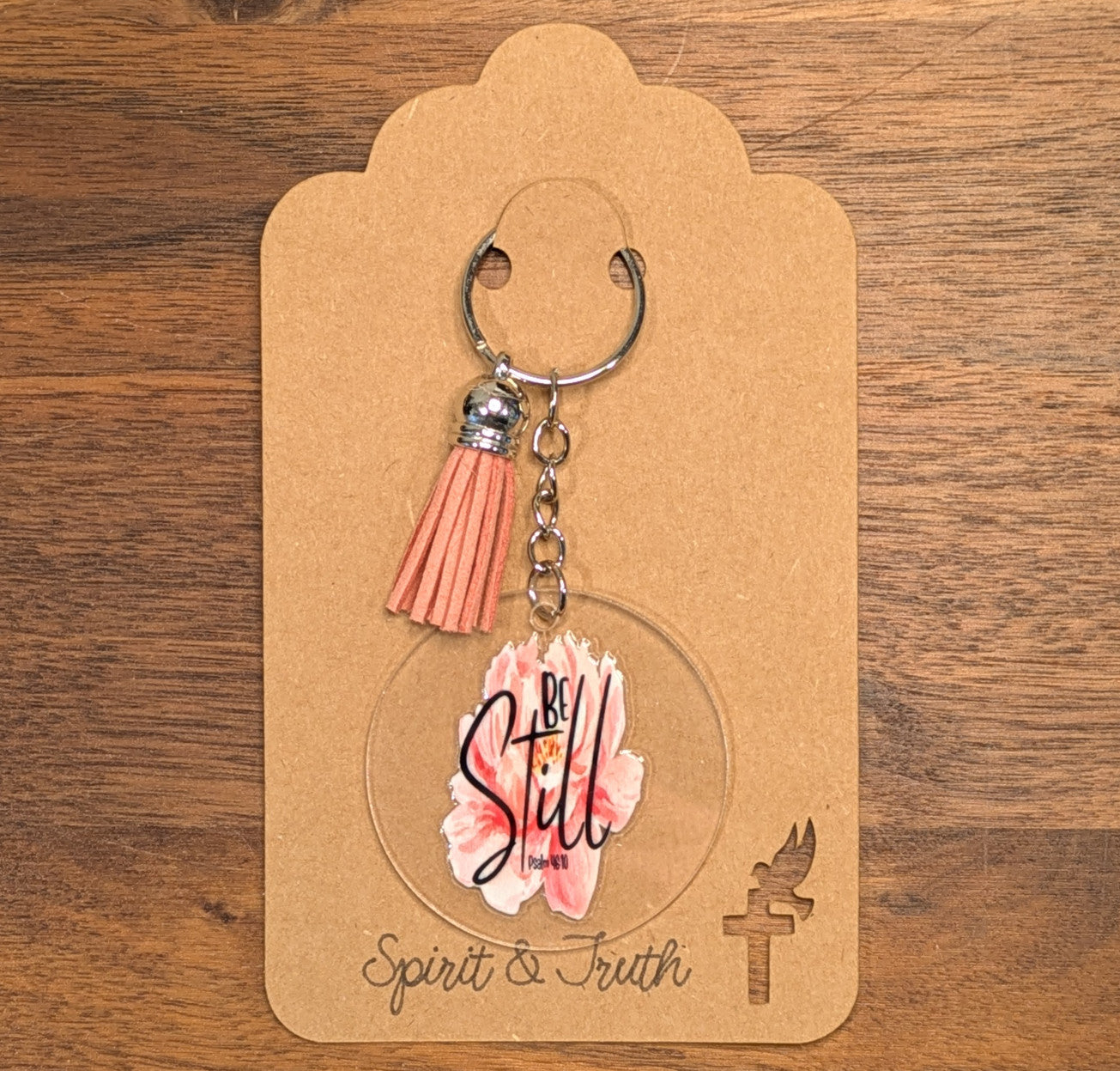 Be Still Acrylic Keychain