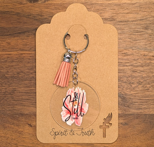 Be Still Acrylic Keychain