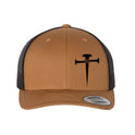 Three Nail Cross Mesh Snapback Hat
