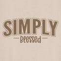 Simply Blessed Ladies Hoodie