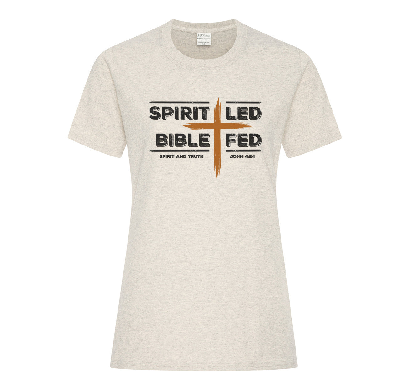 Spirit Led Bible Fed Ladies T-Shirt