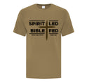 Spirit Led Bible Fed Men's T-Shirt