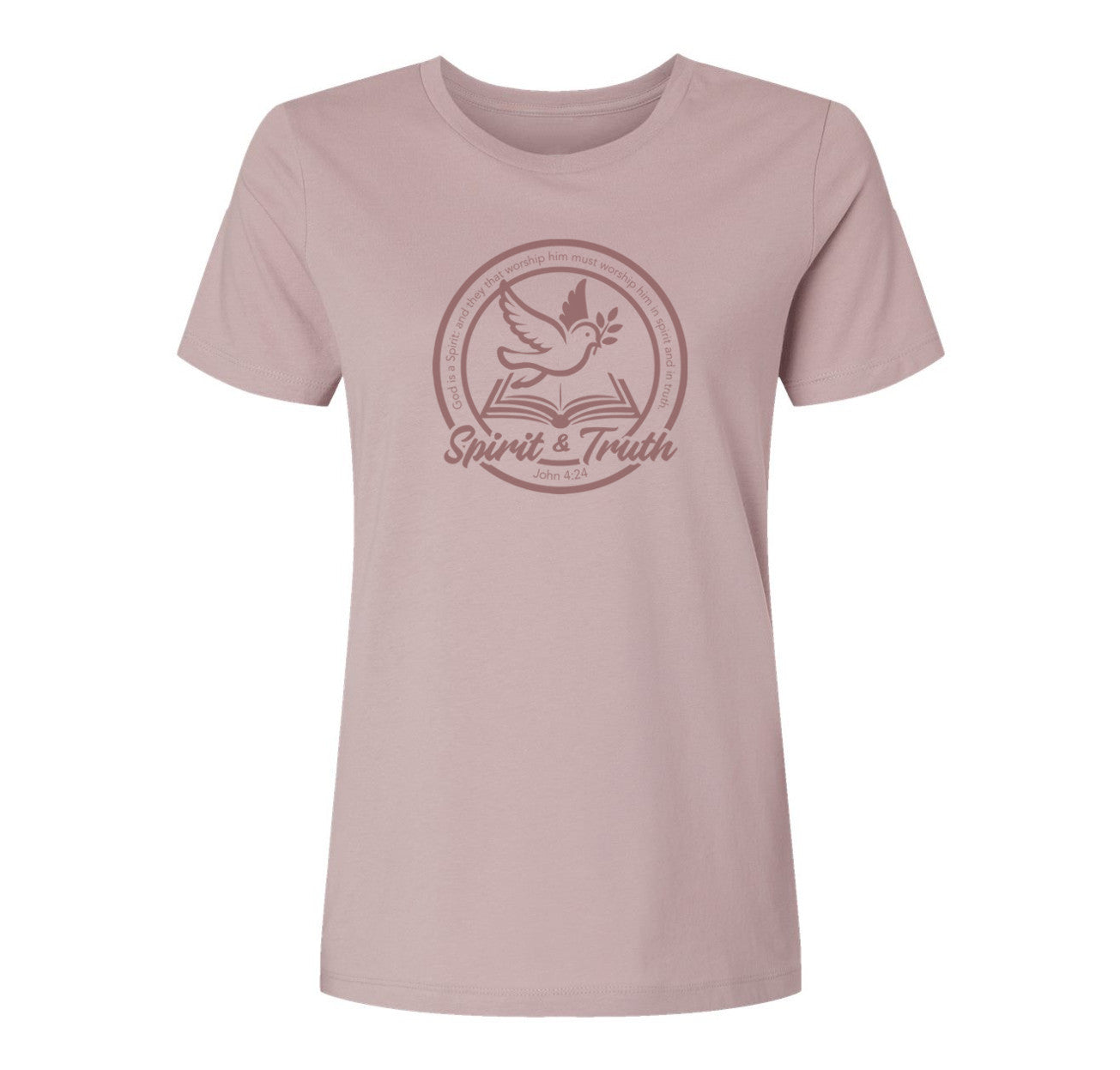 Spirit & Truth John 4:24 Ladies T-Shirt