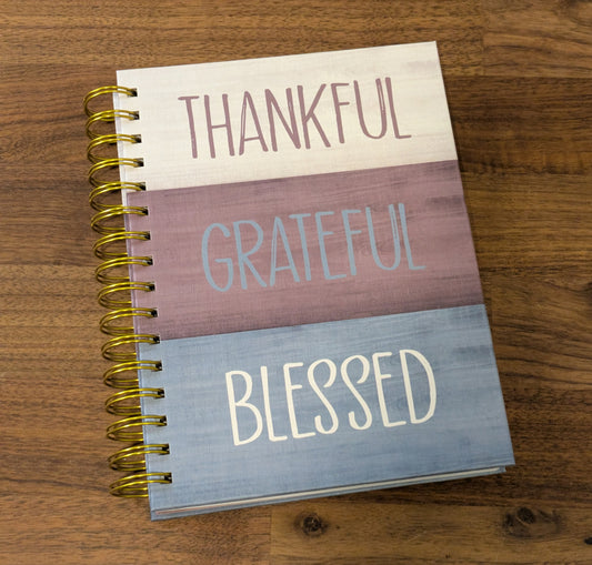 Thankful Grateful Blessed Notebook