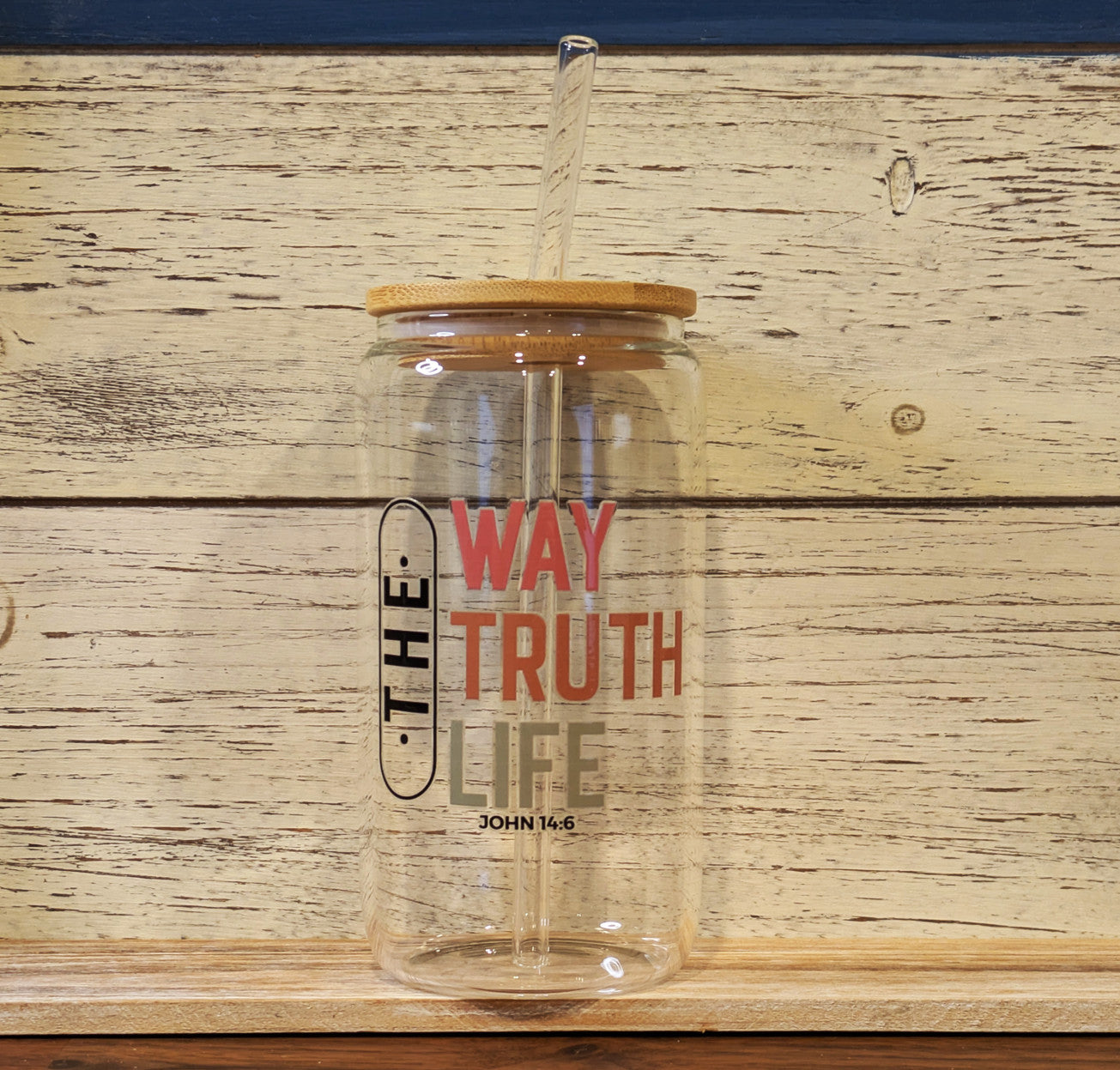 The Way Truth Life 16 oz. Drinking Glass